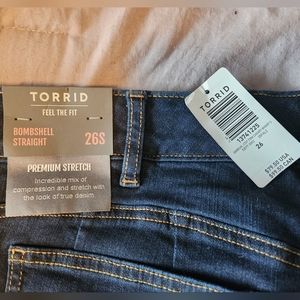 Torrid Bombshell Straight Jeans- 26 short